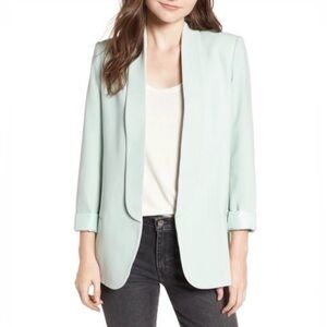 NWT Mural Slouchy Boyfriend Blazer | Teal Surf (Mint Green) | Size Medium